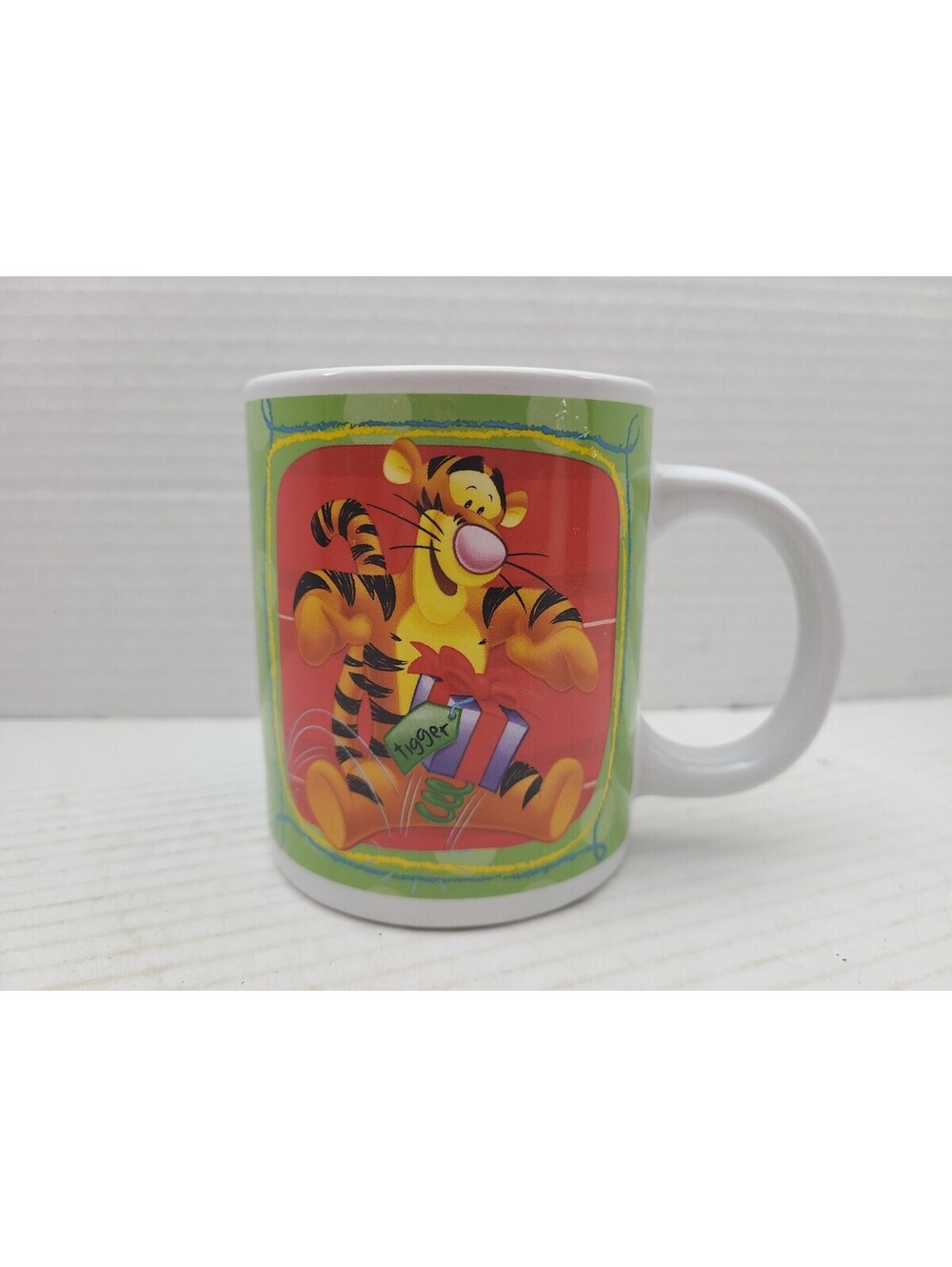 Disney Winnie The Pooh Houston Harvest Holiday Christmas Ceramic Coffee Mug